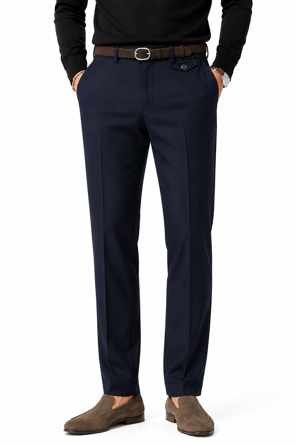 Napoli Italy Hose Navy