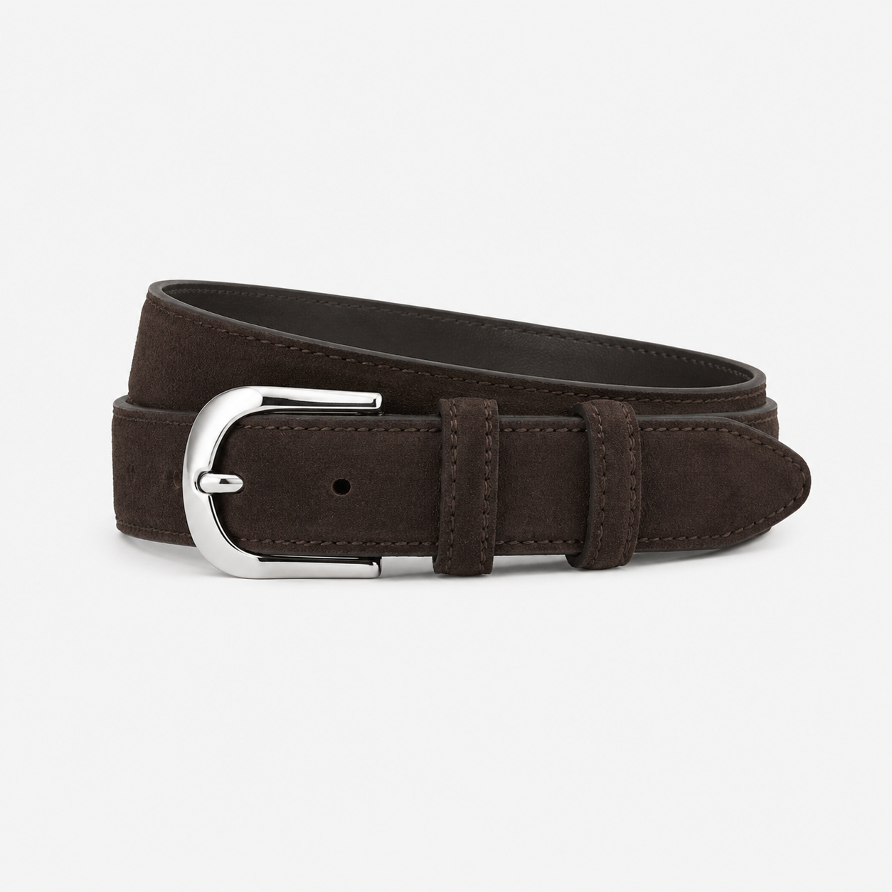 Wildleder Gürtel Braun 2cm Dünne variante