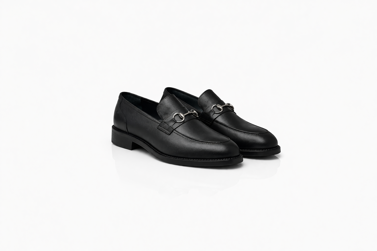 Elegante Loafer Horsebit Herrenschuhe in Vollleder