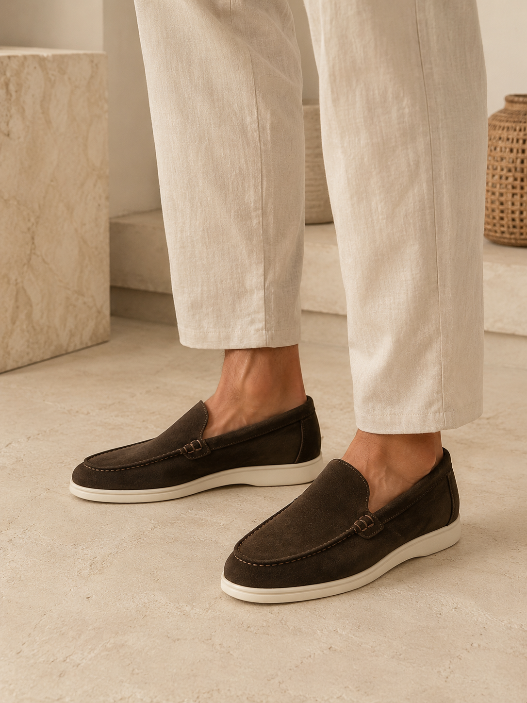 Summer Walk Loafer Herrenschuhe in Braun