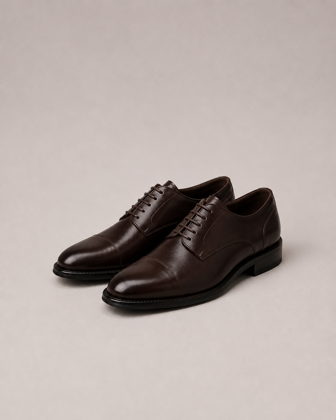 Elegante Anzug Schnürer Herrenschuhe in Braun