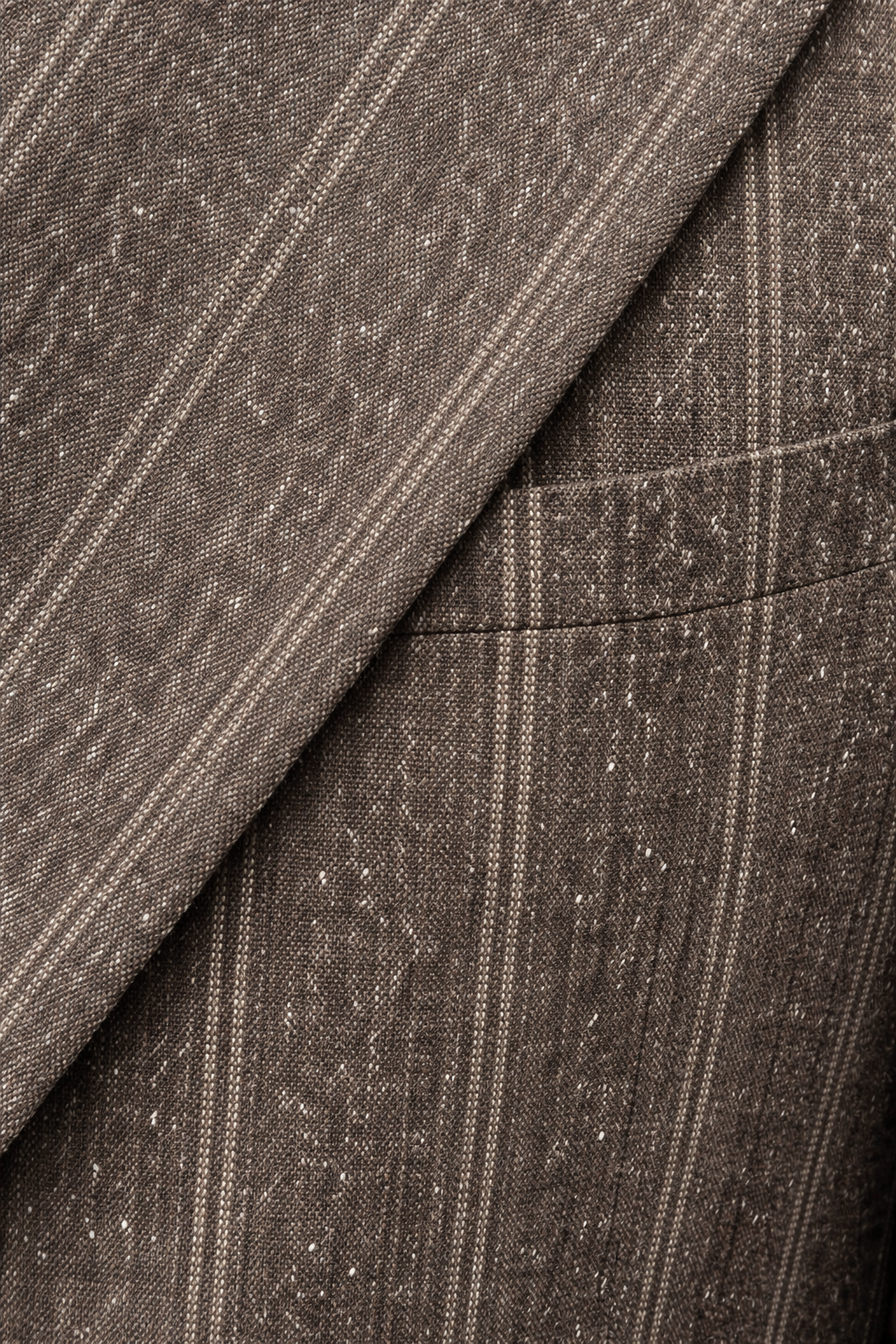 Como Doppelreiher Anzug Tailored Fit Braun