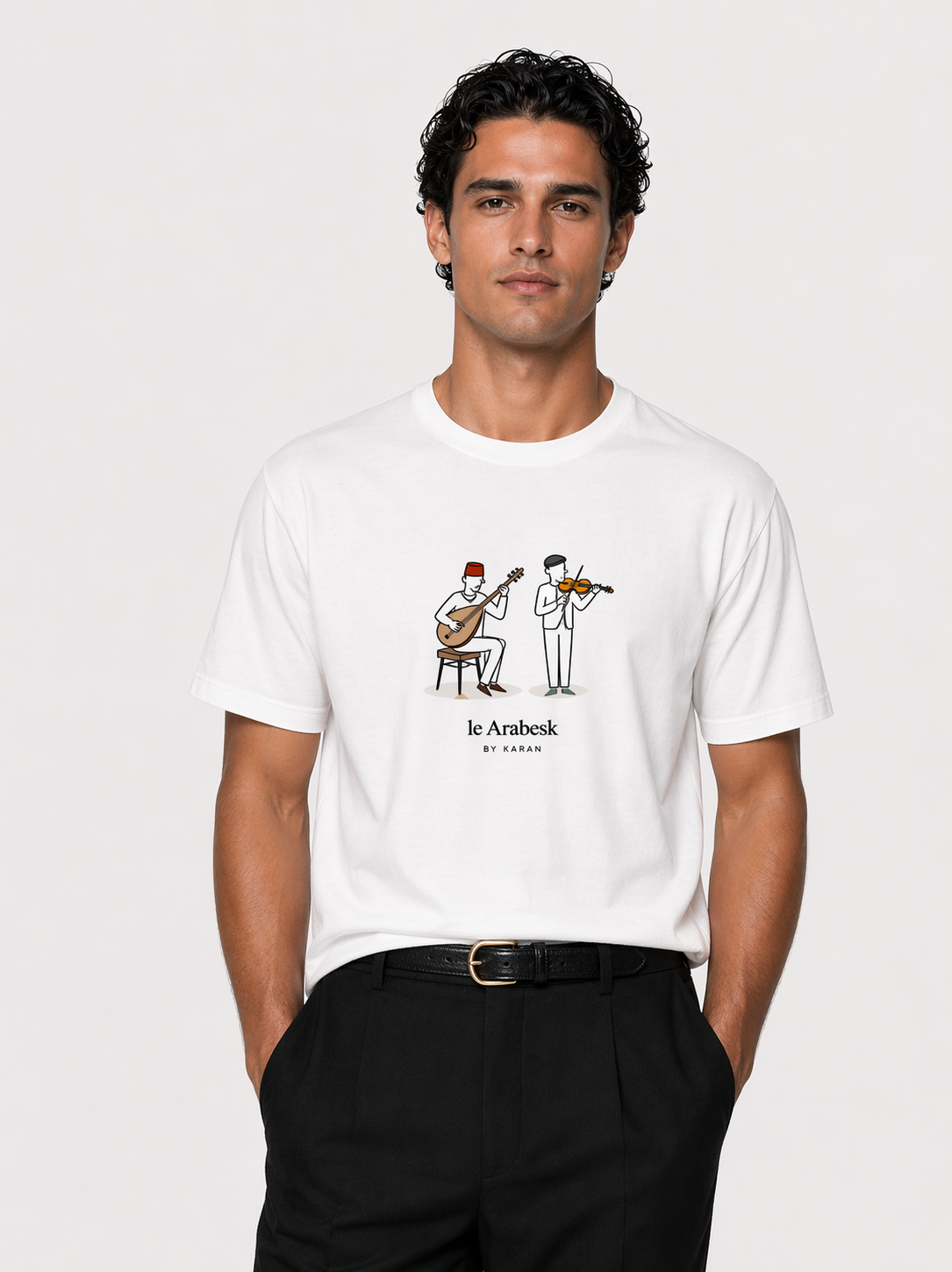Orchestra T-shirt Weiß le Arabesk