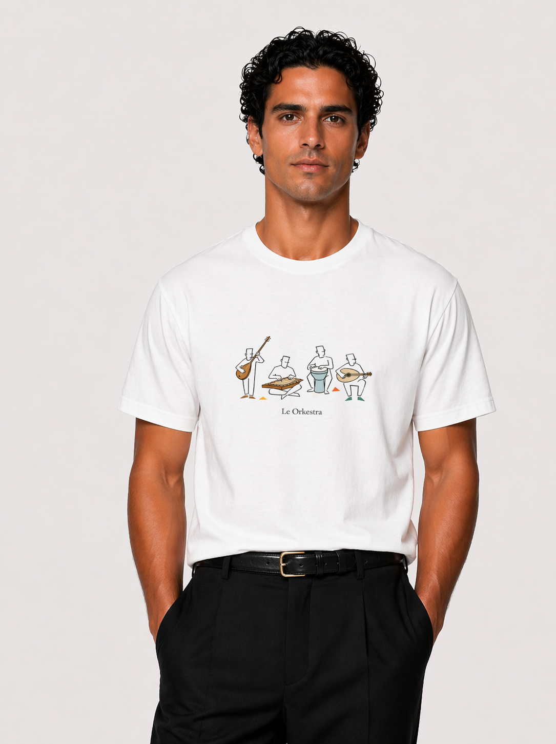 Orchestra T-shirt Weiß le Orkestra