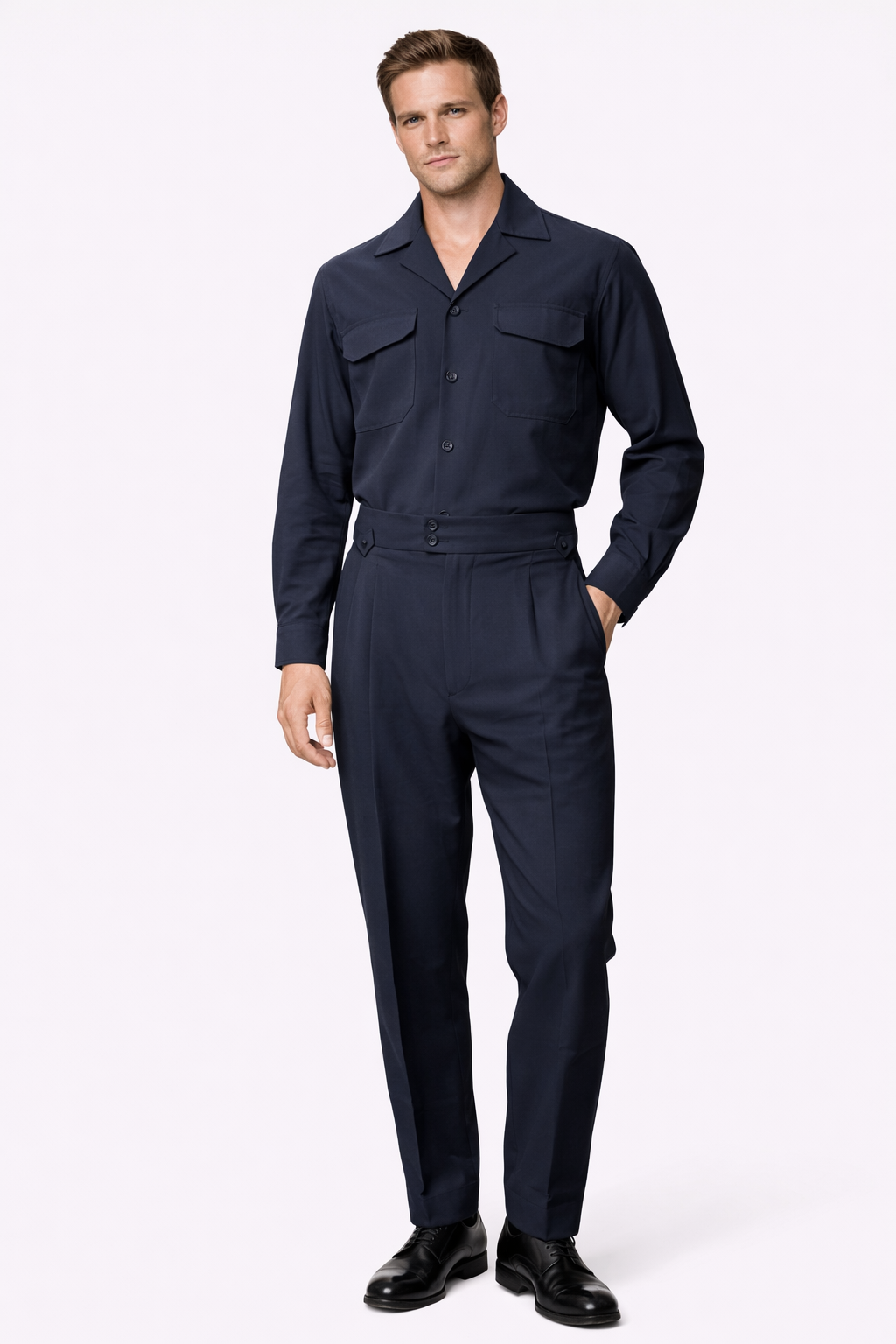 Portofino Gurkha Hose & Hemd 2er Set Navy