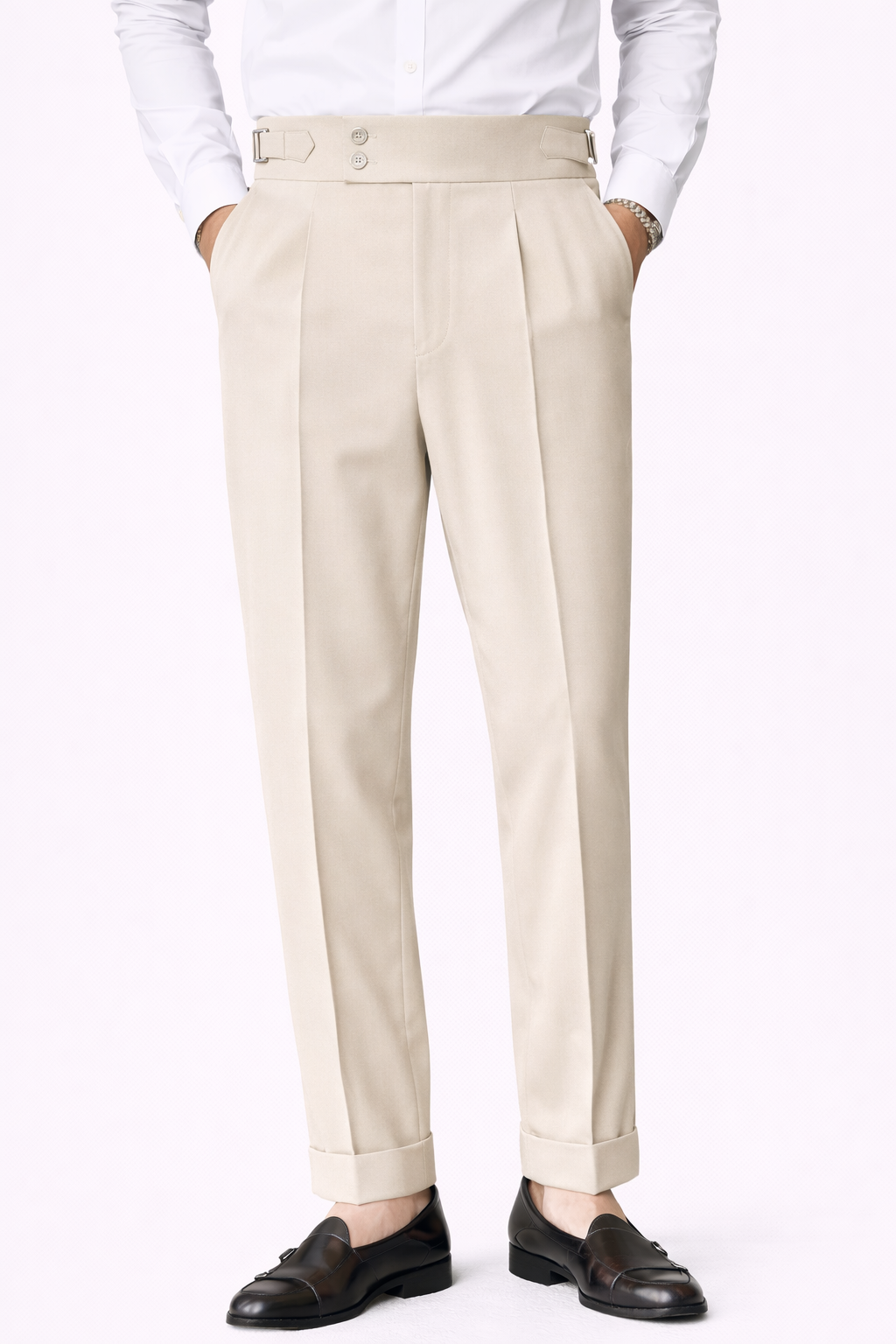 Positano Italy Gurkha Hose beige