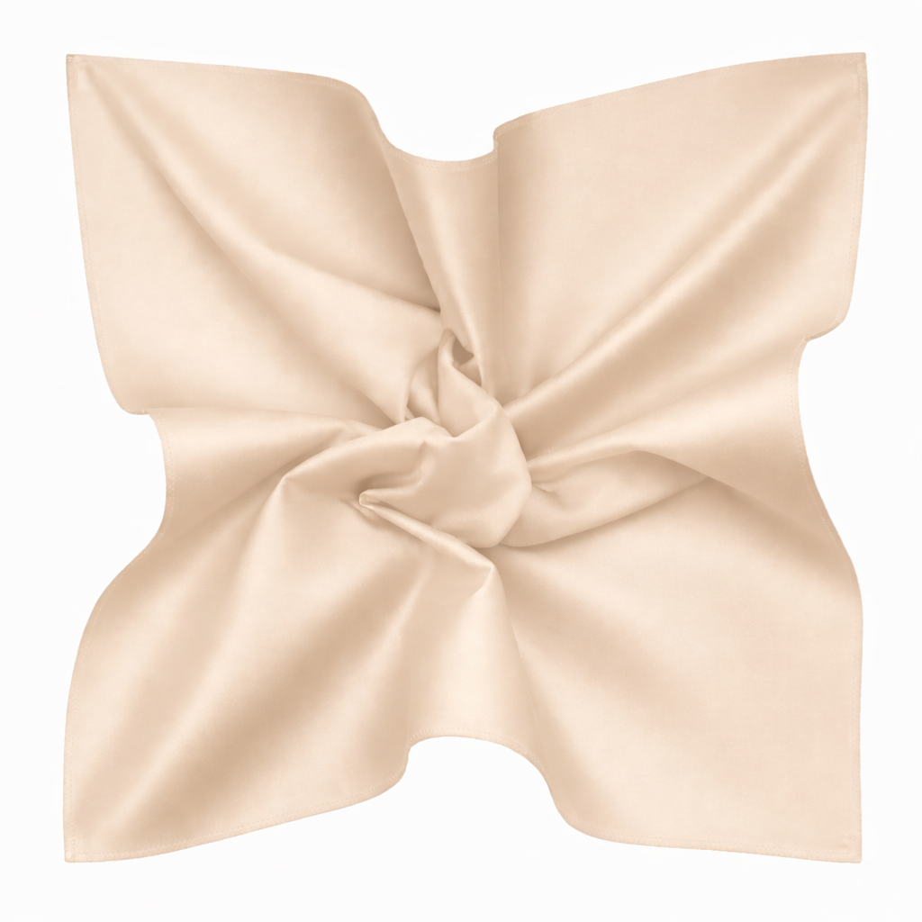 Einstecktuch Beige