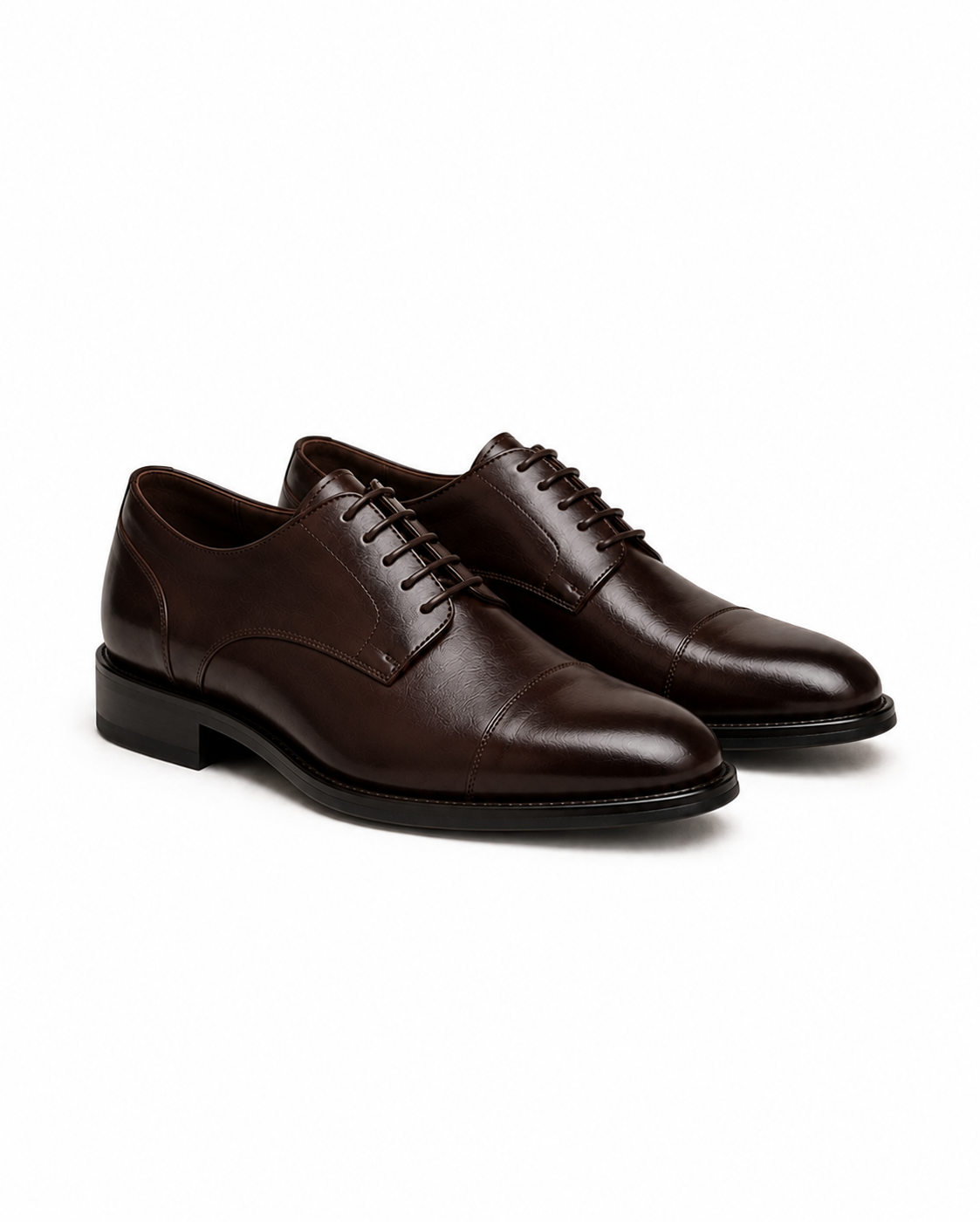 Elegante Anzug Schnürer Herrenschuhe in Braun