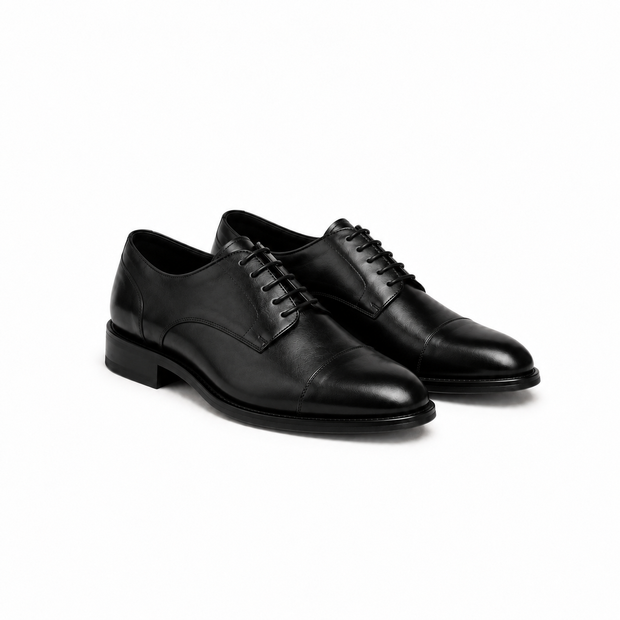 Elegante Anzug Schnürer Herrenschuhe in Schwarz